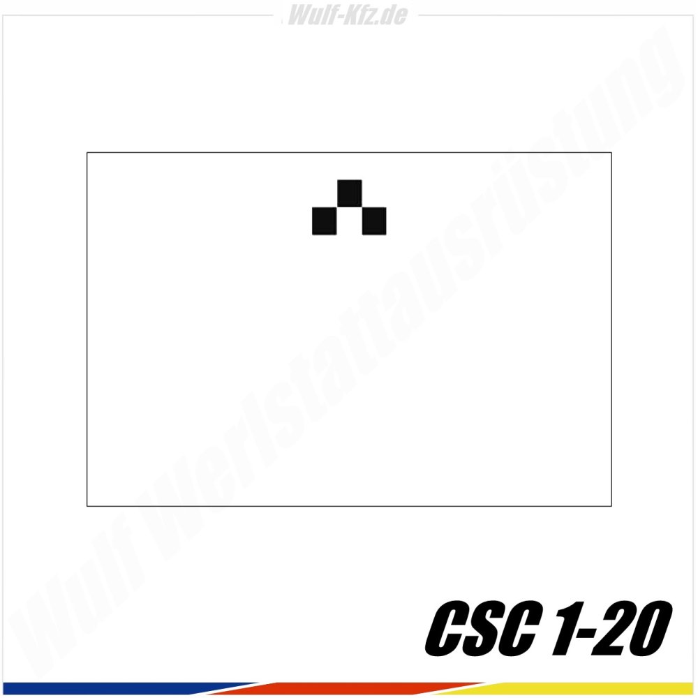 Hella Gutmann CSC-Tool Kalibriertafel Hyundai CSC 1-20